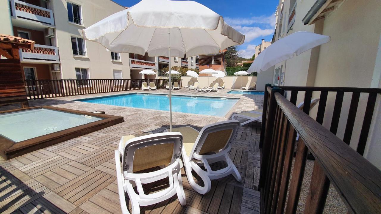 Appartement Le Romarin - Climatisation piscine&parking privé à Gréoux-les-Bains Extérieur photo